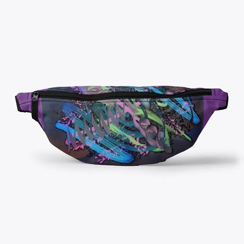 pyschadelic fanny pack